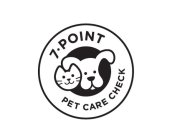 7 · POINT PET CARE CHECK