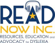 READ NOW INC RESOURCES, EDUCATION, ADVOCACY, FOR, DYSLEXIA EARPHONES, STAR