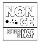 NON GE CERTIFIED BY NSF