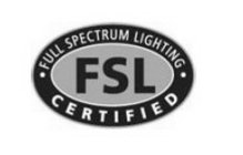 ·FULL SPECTRUM LIGHTING· FSL CERTIFIED