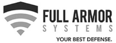 FULL ARMOR SYSTEMS YOUR BEST DEFENSE.