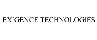 EXIGENCE TECHNOLOGIES