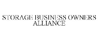 STORAGE BUSINESS OWNERS ALLIANCE