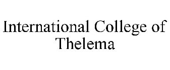 INTERNATIONAL COLLEGE OF THELEMA