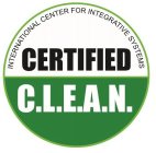 INTERNATIONAL CENTER FOR INTEGRATIVE SYSTEMS CERTIFIED C.L.E.A.N.