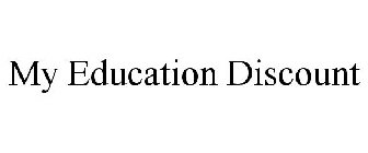 MY EDUCATION DISCOUNT