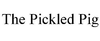 THE PICKLED PIG