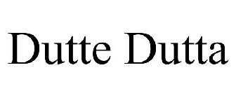 DUTTE DUTTA