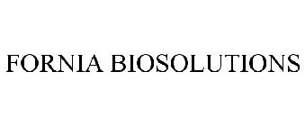 FORNIA BIOSOLUTIONS