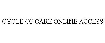 CYCLE OF CARE ONLINE ACCESS