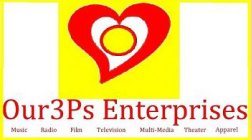 OUR3PS ENTERPRISES MUSIC RADIO FILM TELEVISION MULTI-MEDIA THEATER APPAREL