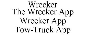 WRECKER THE WRECKER APP WRECKER APP TOW-TRUCK APP