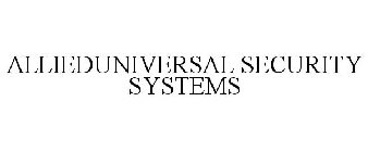 ALLIEDUNIVERSAL SECURITY SYSTEMS