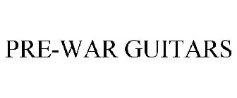 PRE-WAR GUITARS