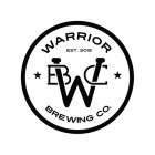 WARRIOR BREWING CO. EST. 2015 WBC