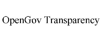 OPENGOV TRANSPARENCY
