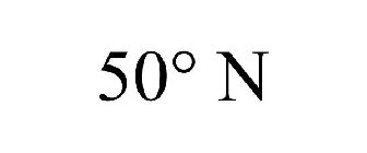 50° N