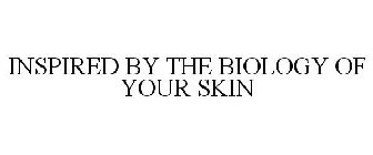 INSPIRED BY THE BIOLOGY OF YOUR SKIN