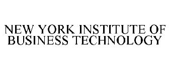 NEW YORK INSTITUTE OF BUSINESS TECHNOLOGY