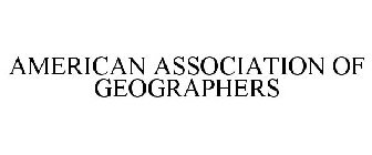 AMERICAN ASSOCIATION OF GEOGRAPHERS