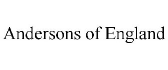 ANDERSONS OF ENGLAND