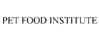 PET FOOD INSTITUTE