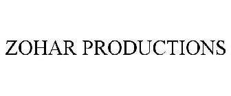 ZOHAR PRODUCTIONS