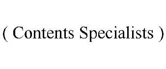 ( CONTENTS SPECIALISTS )