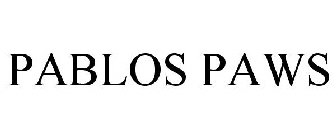 PABLOS PAWS