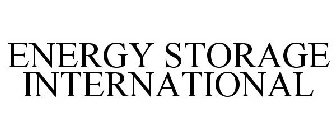 ENERGY STORAGE INTERNATIONAL