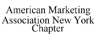 AMERICAN MARKETING ASSOCIATION NEW YORK CHAPTER