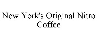 NEW YORK'S ORIGINAL NITRO COFFEE