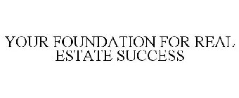 YOUR FOUNDATION FOR REAL ESTATE SUCCESS