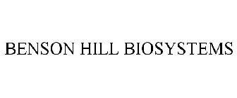 BENSON HILL BIOSYSTEMS