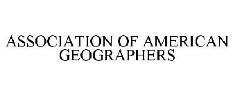 ASSOCIATION OF AMERICAN GEOGRAPHERS