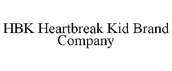 HBK HEARTBREAK KID BRAND COMPANY