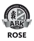 AKTIENBRAUEREI KAUFBEUREN ABK SEIT 1308 SINCE ROSE