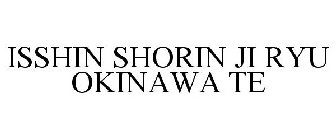 ISSHIN SHORIN JI RYU OKINAWA TE