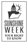 SUNSHINE WEEK YOUR RIGHT TO KNOW