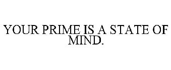 YOUR PRIME IS A STATE OF MIND.