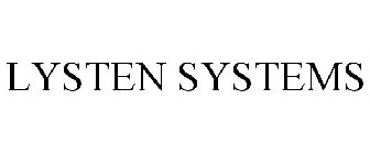 LYSTEN SYSTEMS