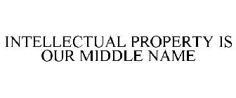 INTELLECTUAL PROPERTY IS OUR MIDDLE NAME