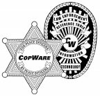 COPWARE FOR PEACE OFFICERS BY PEACE OFFICERS CW LAW ENFORCEMENT REFERENCE TOOLS INFORMATION TECHNOLOGY