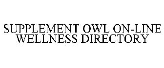 SUPPLEMENT OWL ON-LINE WELLNESS LIBRARY
