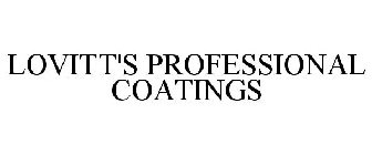 LOVITT'S PROFESSIONAL COATINGS