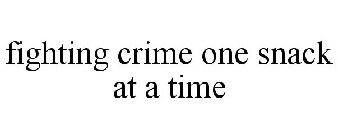 FIGHTING CRIME ONE SNACK AT A TIME