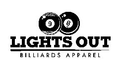 LIGHTS OUT BILLIARDS APPAREL 9 8