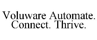 VOLUWARE AUTOMATE. CONNECT. THRIVE.