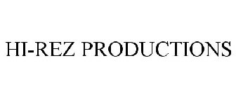 HI-REZ PRODUCTIONS