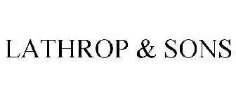 LATHROP & SONS